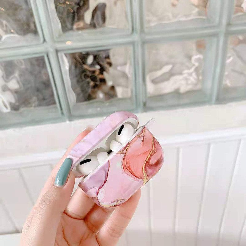 Wholesale Marble Hard PC Earphone Case